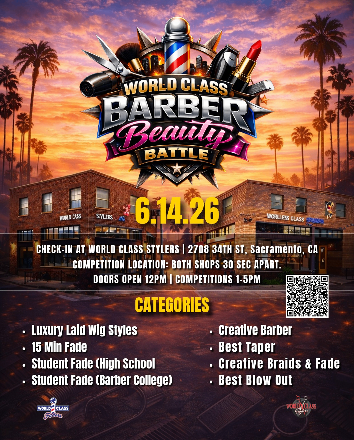 The Inaugural World Class Barber & Beauty Battle — Exceeded Every Expectation