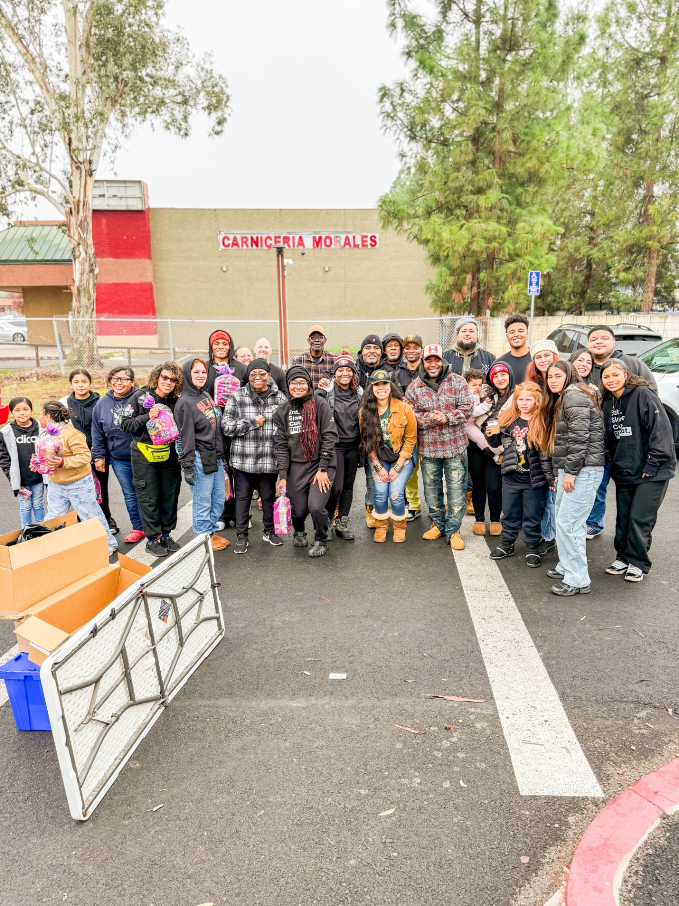 Heat The Streets community volunteers gathered in Sacramento